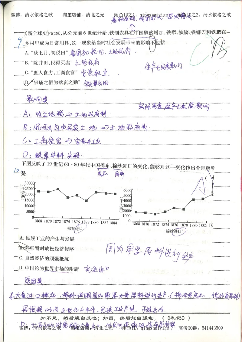 2.衡水中学高考积累与改错_高一历史（第2本）_94页_高中衡水学霸笔记_高中全部赠品_错题集高中九科_历史积累与改错