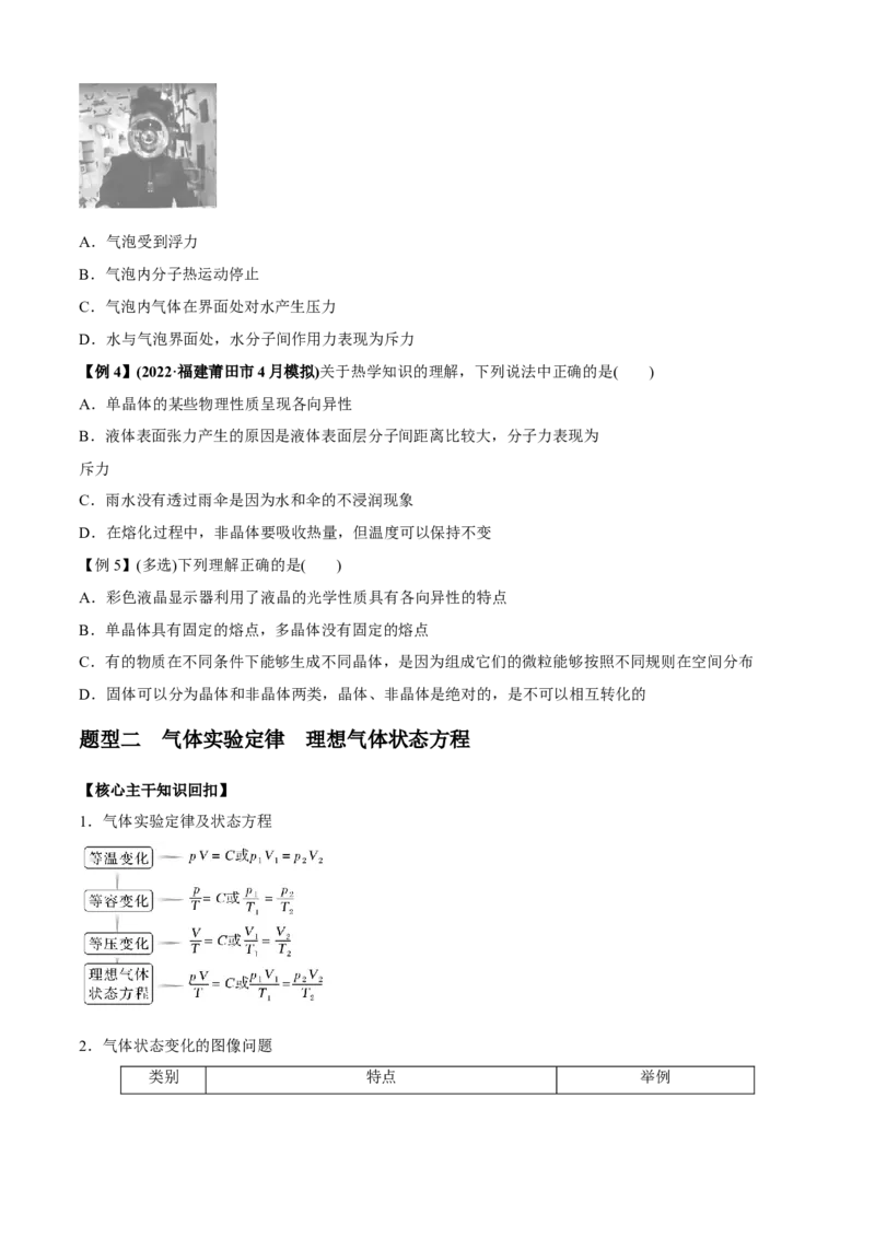 专题1.1+热学问题（原卷版）_4.2025物理总复习_2023年新高复习资料_二轮复习_2023届高考物理二、三轮复习总攻略290387341_专题1.1热学问题-2023届高考物理二、三轮复习总攻略