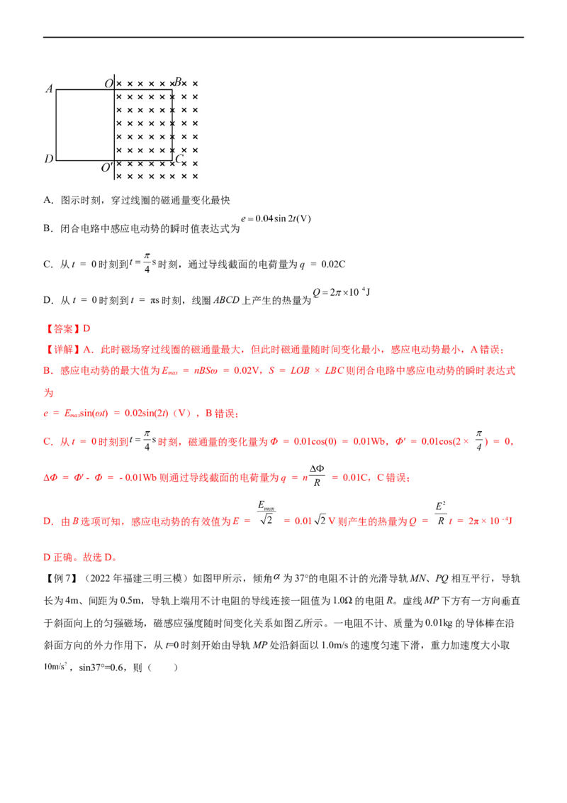 专题10电磁感应规律及综合应用（精讲）_4.2025物理总复习_赠品通用版（老高考）复习资料_二轮复习_2023年高考物理二轮复习讲练测（全国通用）