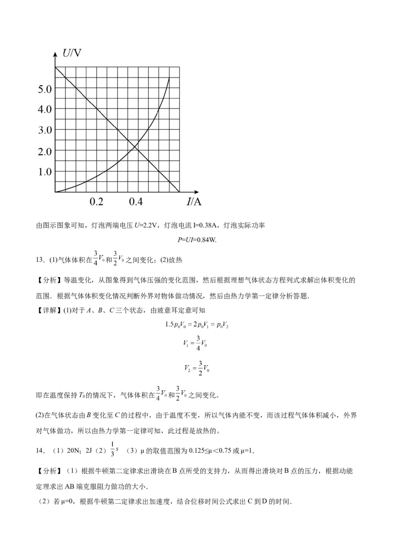 2023年高考押题预测卷03（辽宁卷）-物理（全解全析）_4.2025物理总复习_2023年新高复习资料_42023年高考物理押题预测卷