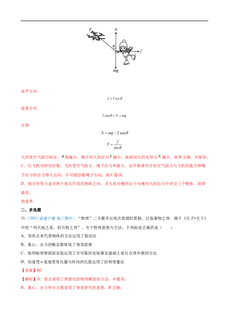 专题05牛顿三大定律&mdash;&mdash;全攻略备战2023年高考物理一轮重难点复习（解析版）_4.2025物理总复习_2023年新高复习资料_一轮复习_全攻略备战2023年高考物理一轮重难点复习