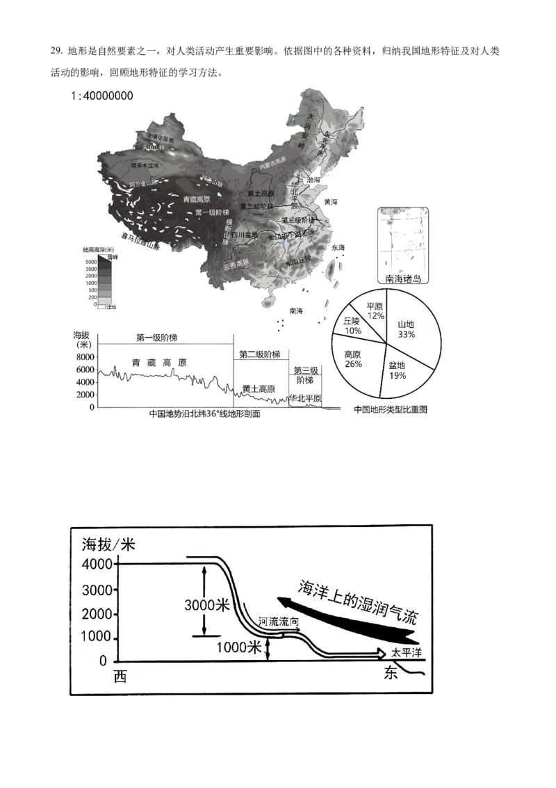 精品解析：北京市顺义区2022-2023学年七年级上学期期末地理试题（解析版）(1)_北京初中期末题_C605-京七八九_B京地理七八九_地理_北京7上地理_2022-2024_北京地理7上期末
