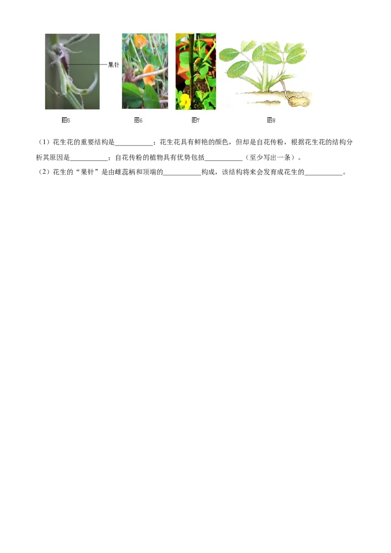 精品解析：北京市顺义区仁和中学2022年八年级上学期期中生物试题（原卷版）(1)_北京初中期末题_C605-京七八九_B京生物七八九_北京八上生物_2022-2023