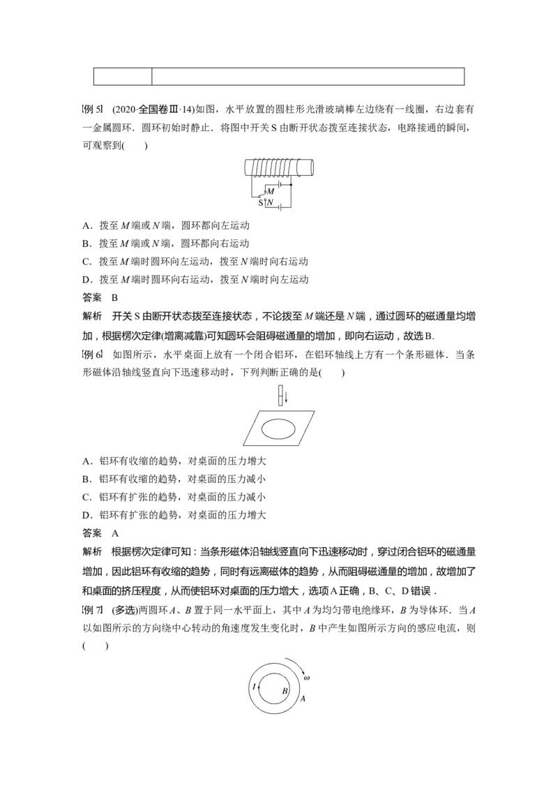 2023年高考物理一轮复习(全国版)第11章第1讲　电磁感应现象　楞次定律_4.2025物理总复习_赠品通用版（老高考）复习资料_一轮复习_2023年高考物理一轮复习讲义+课件（全国版）
