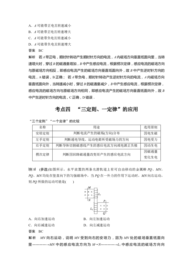 2023年高考物理一轮复习(全国版)第11章第1讲　电磁感应现象　楞次定律_4.2025物理总复习_赠品通用版（老高考）复习资料_一轮复习_2023年高考物理一轮复习讲义+课件（全国版）