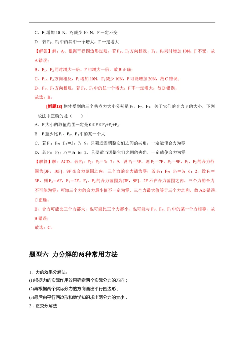 专题02相互作用（解析版）_4.2025物理总复习_赠品通用版（老高考）复习资料_专项复习_2023年高考冲刺物理热点知识讲练与题型归纳（全国通用）