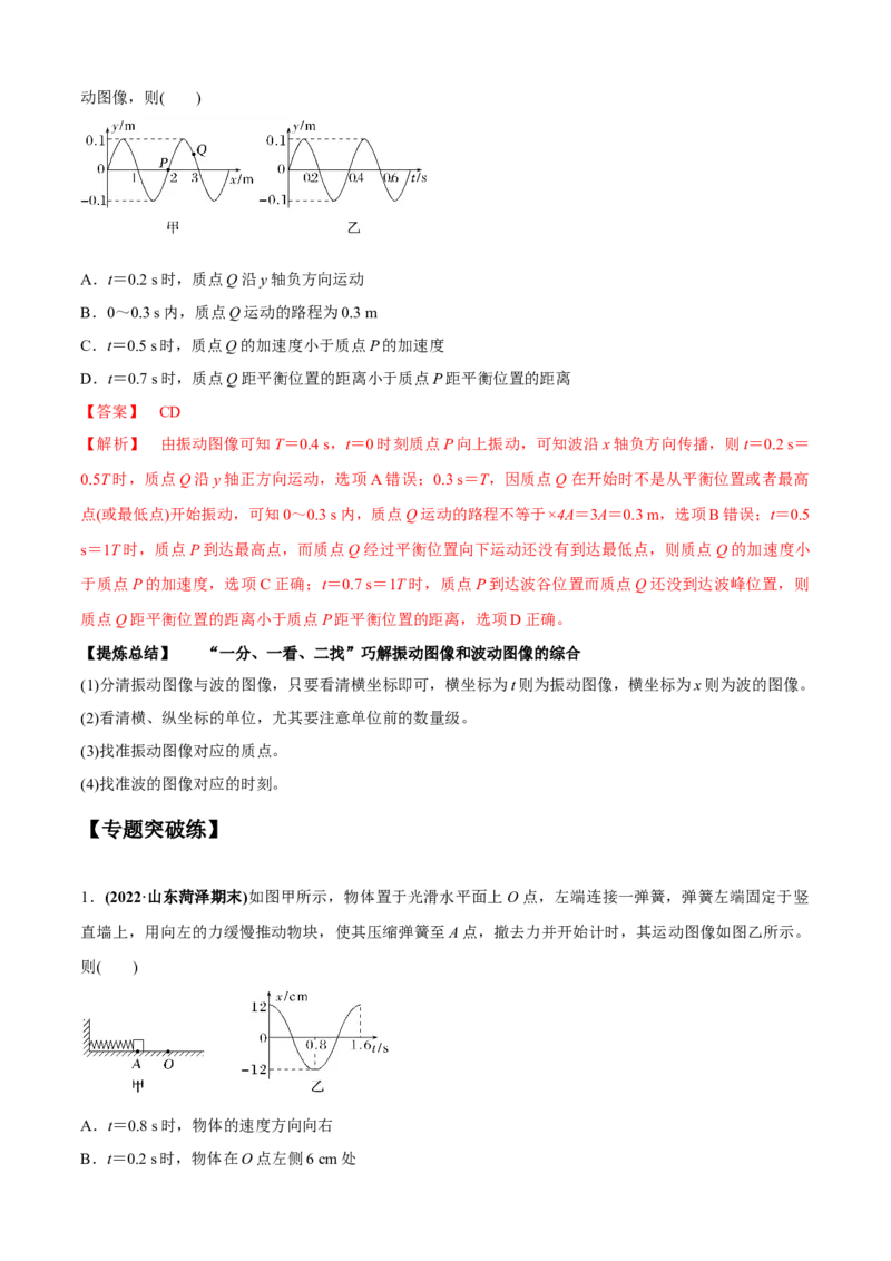 专题1.4机械振动、机械波（解析版）_4.2025物理总复习_2023年新高复习资料_二轮复习_2023届高考物理二、三轮复习总攻略290387341
