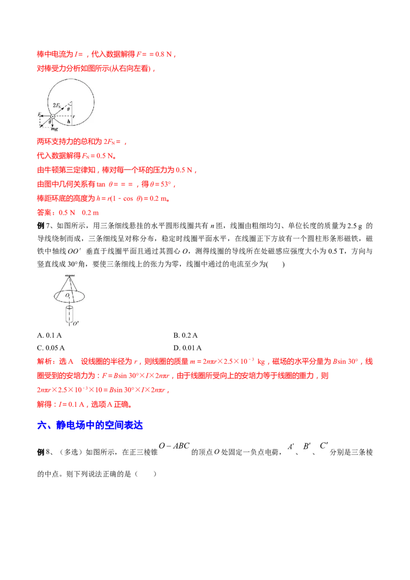 秘籍06空间表达能力的培养-备战2023年高考物理抢分秘籍（新高考专用）（解析版）_4.2025物理总复习_2023年新高复习资料_备战2023年高考物理抢分秘籍（新高考专用）