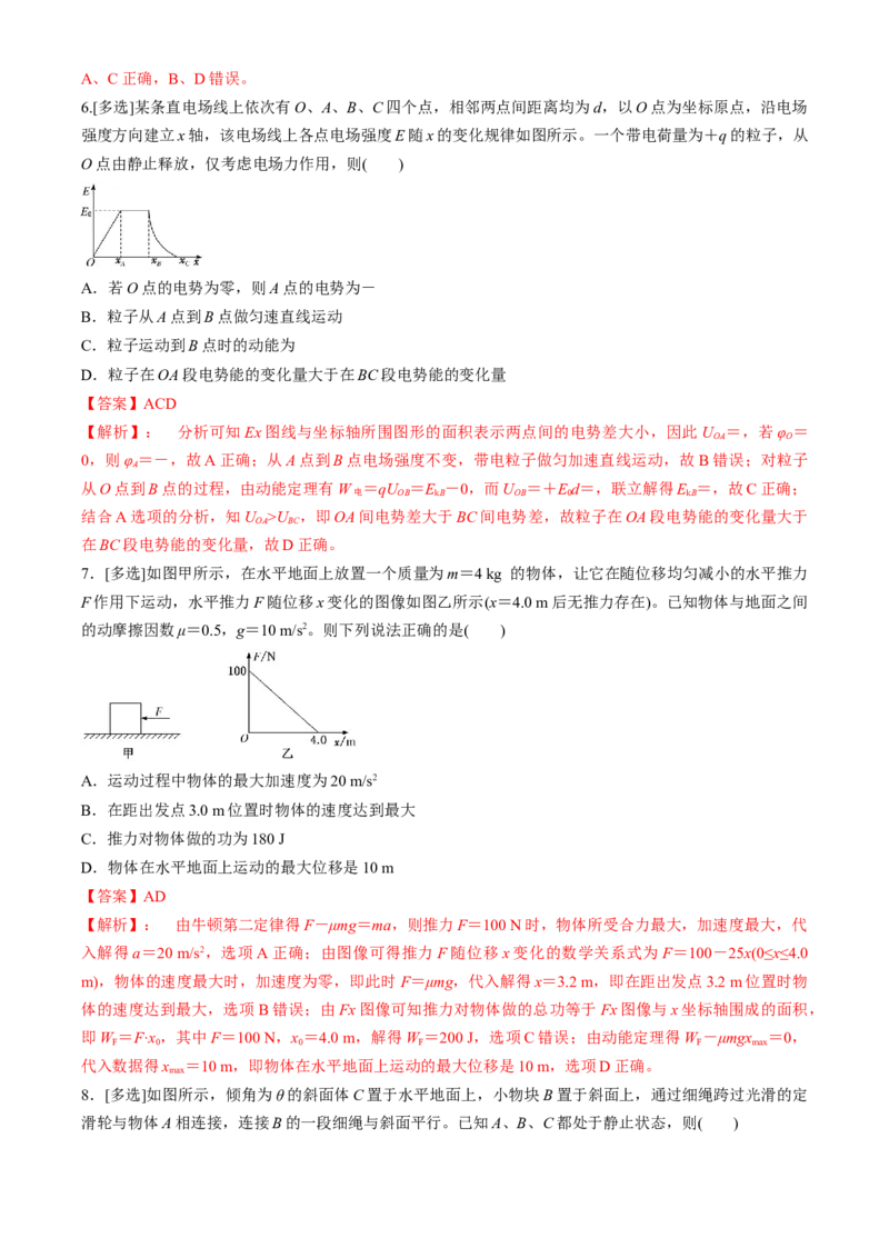 专题8.1高频易错、易混点快攻（解析版）_4.2025物理总复习_2023年新高复习资料_二轮复习_2023届高考物理二、三轮复习总攻略290387341
