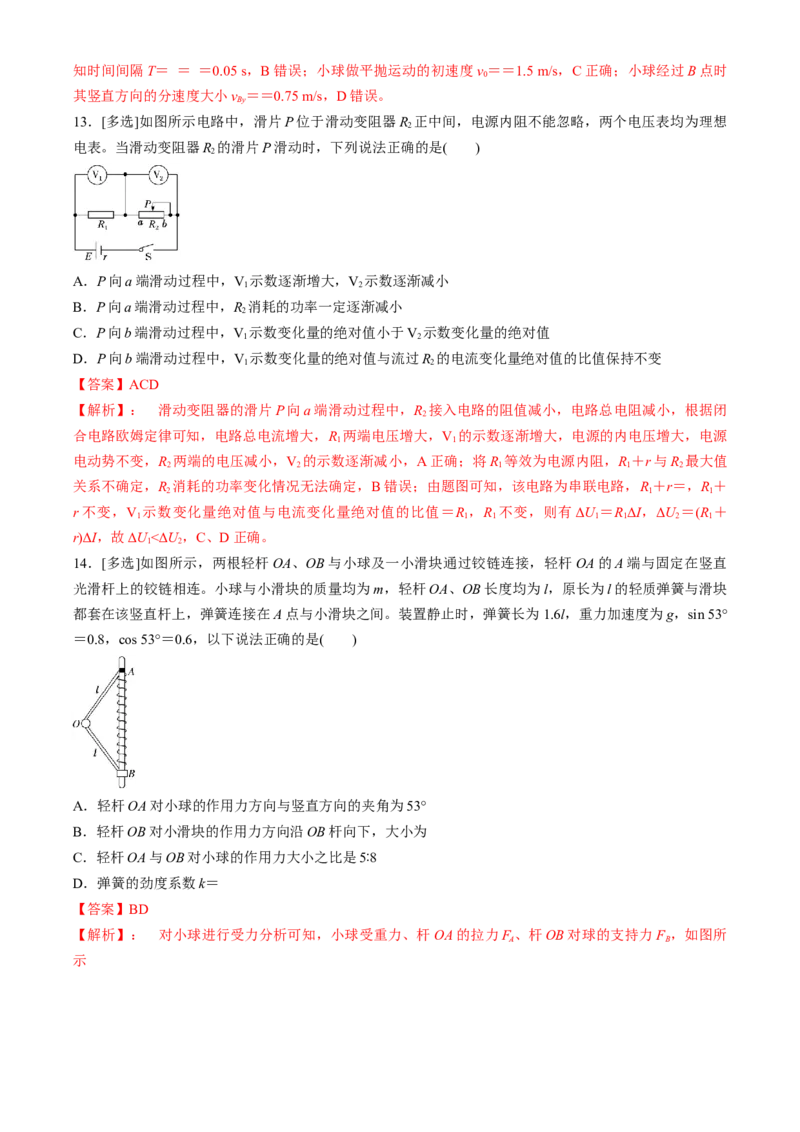 专题8.1高频易错、易混点快攻（解析版）_4.2025物理总复习_2023年新高复习资料_二轮复习_2023届高考物理二、三轮复习总攻略290387341