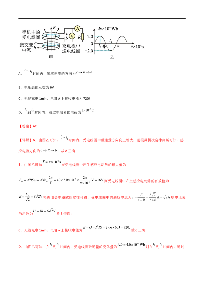 专题66交变电流的产生和描述（解析版）_4.2025物理总复习_2023年新高复习资料_一轮复习_2023届高三物理一轮复习多维度导学与分层专练
