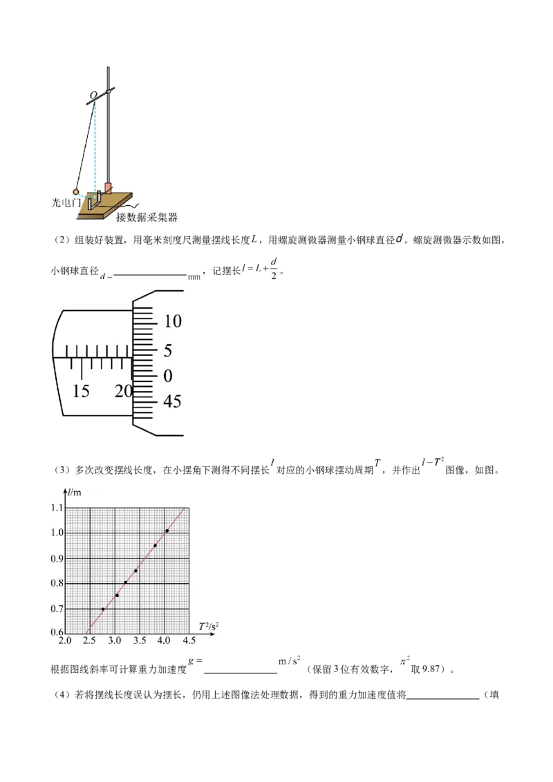 专题19力学实验（练习）（解析版）_4.2025物理总复习_2024年新高考资料_2.2024二轮复习_2024年高考物理二轮复习讲练测（新教材新高考）