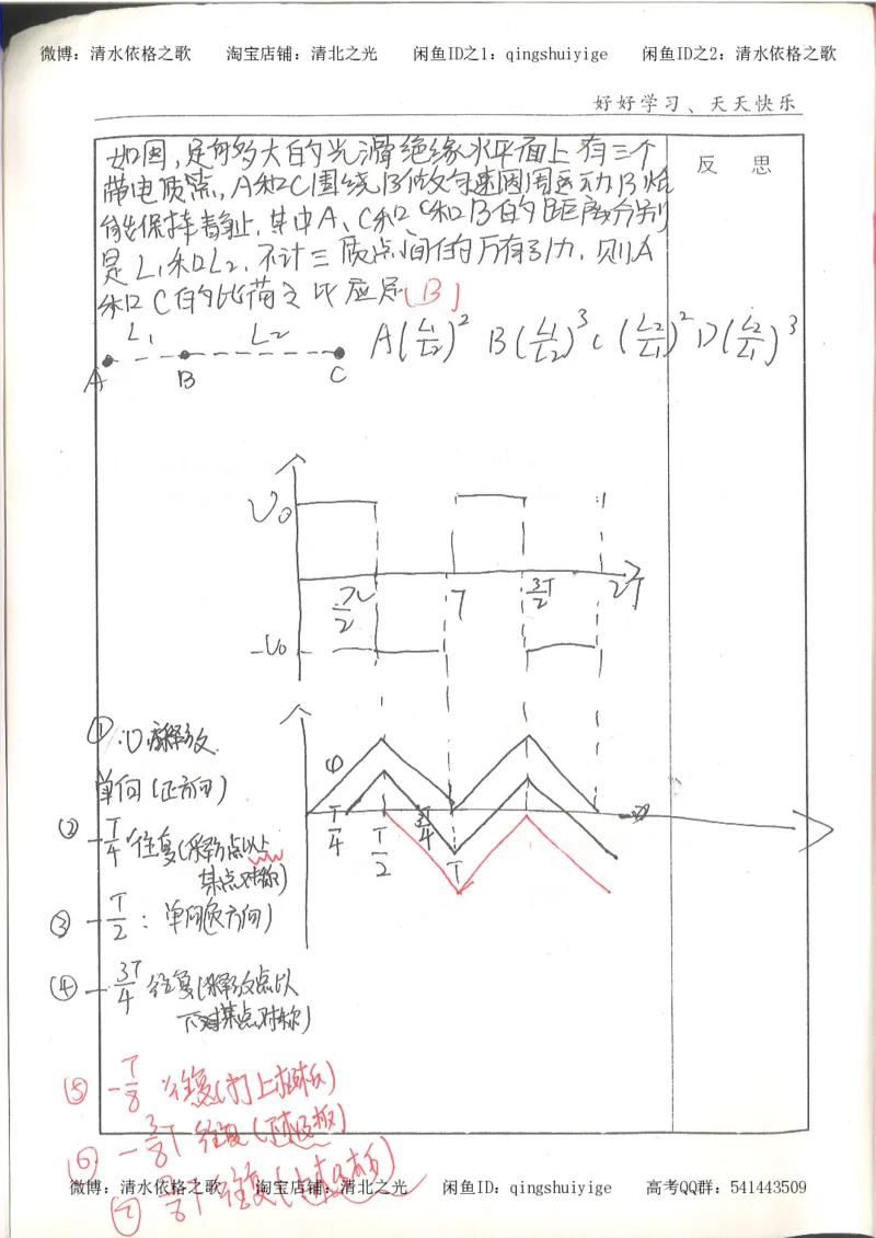 7.衡水中学高考积累与改错_高三物理（第3本）_67页_高中衡水学霸笔记_高中全部赠品_错题集高中九科_物理积累与改错
