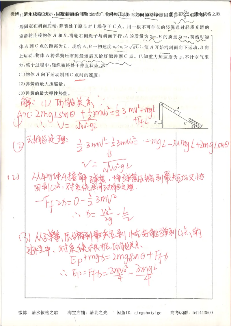 7.衡水中学高考积累与改错_高三物理（第3本）_67页_高中衡水学霸笔记_高中全部赠品_错题集高中九科_物理积累与改错