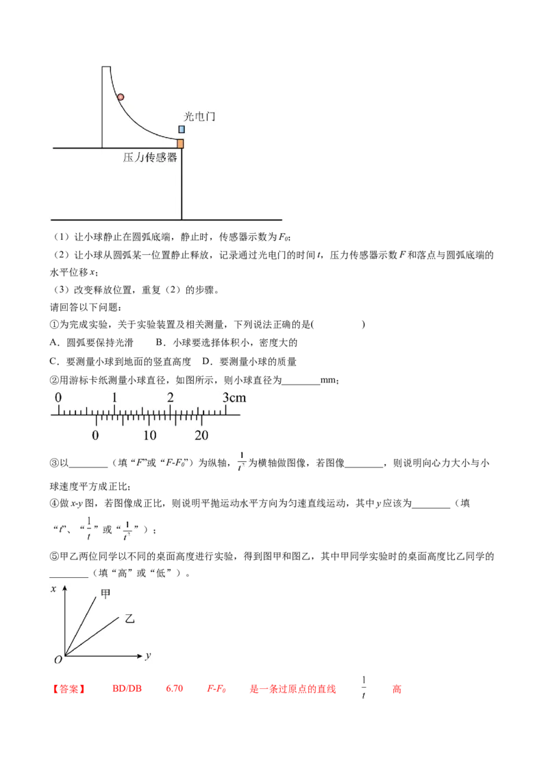 第20讲探究平抛运动的特点（讲义）（解析版）_4.2025物理总复习_2024年新高考资料_1.2024一轮复习_2024年高考物理一轮复习讲练测（新教材新高考）_第20讲探究平抛运动的特点（讲义）