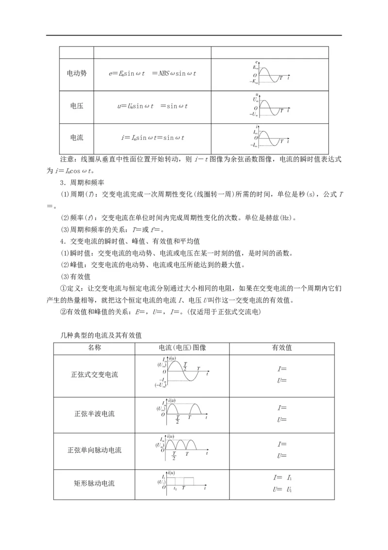 第90讲交变电流的产生、变化规律及四值的相关计算（解析版）_4.2025物理总复习_2023年新高复习资料_专项复习_2023届高三物理高考复习101微专题模型精讲精练