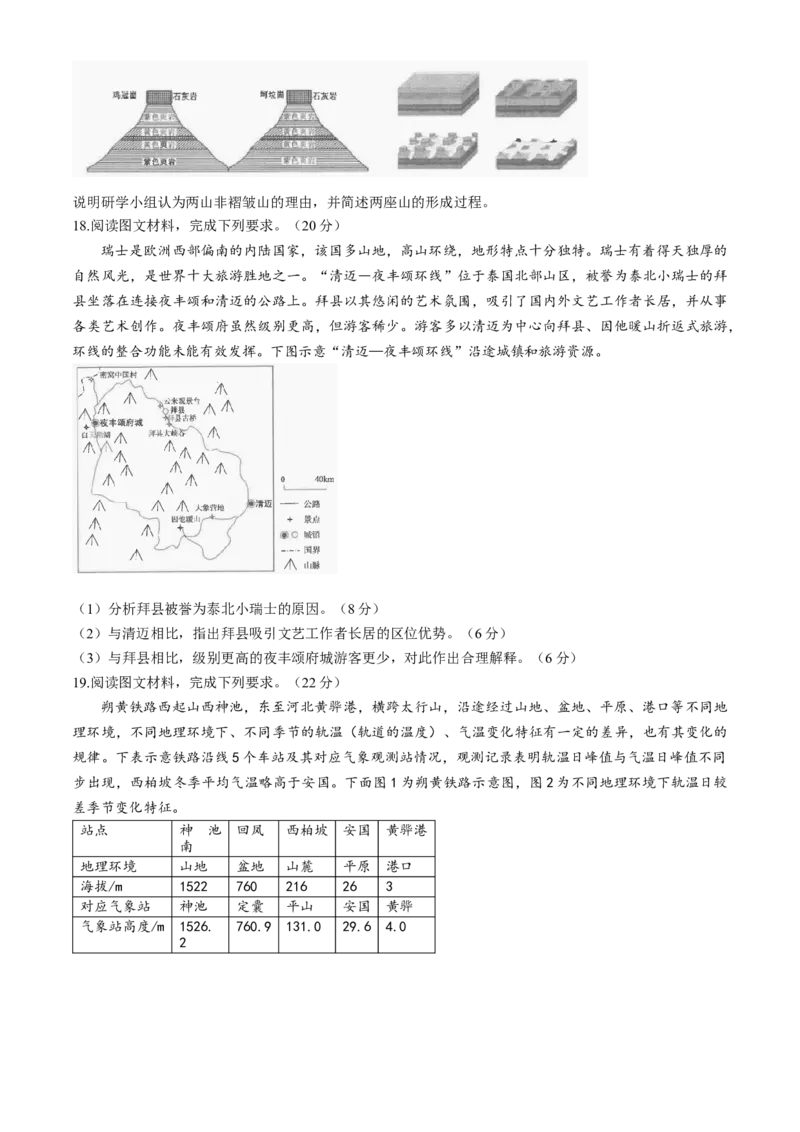 福建省2024-2025学年金科大联考高三11月测评地理Word版含解析_A1502026各地模拟卷（超值！）_11月_241120福建省2024-2025学年金科大联考高三11月测评（全科）