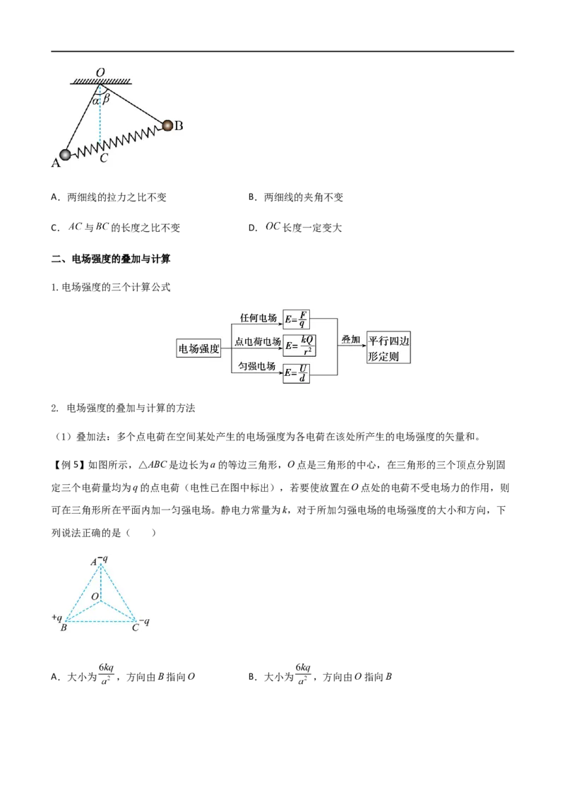 专题43库仑定律、电场强度和电场线（原卷版）_4.2025物理总复习_2023年新高复习资料_一轮复习_2023届高三物理一轮复习多维度导学与分层专练