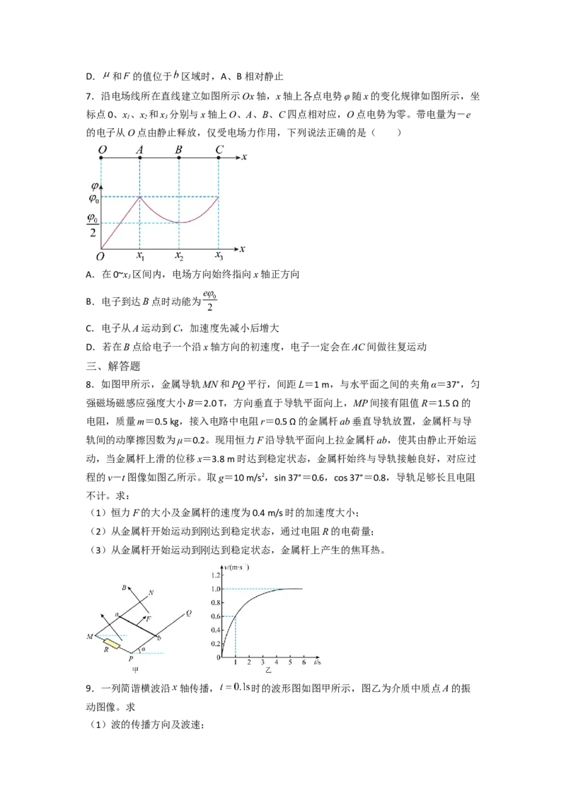 热点10图像法-2023年高考物理热点&middot;重点&middot;难点专练（全国通用）（原卷版）_4.2025物理总复习_赠品通用版（老高考）复习资料_专项复习