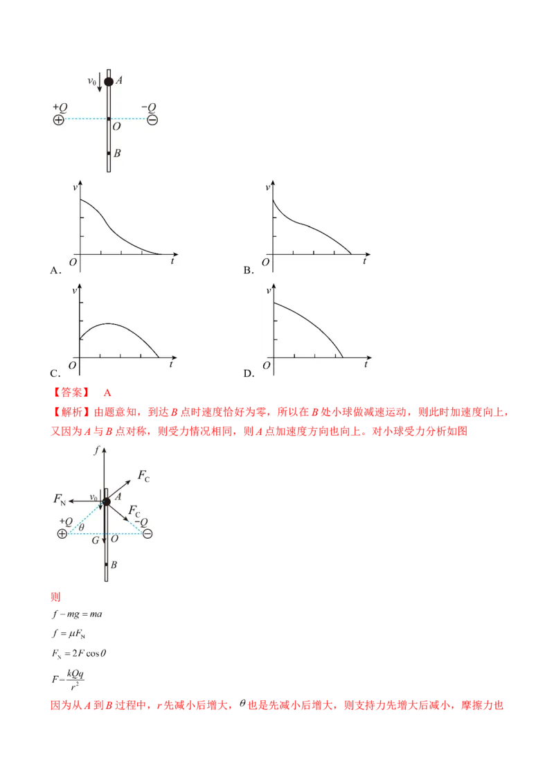 专题7.1　电场力的性质练&mdash;&mdash;2023年高考物理一轮复习讲练测（新教材新高考通用）（解析版）_4.2025物理总复习_2023年新高复习资料_一轮复习