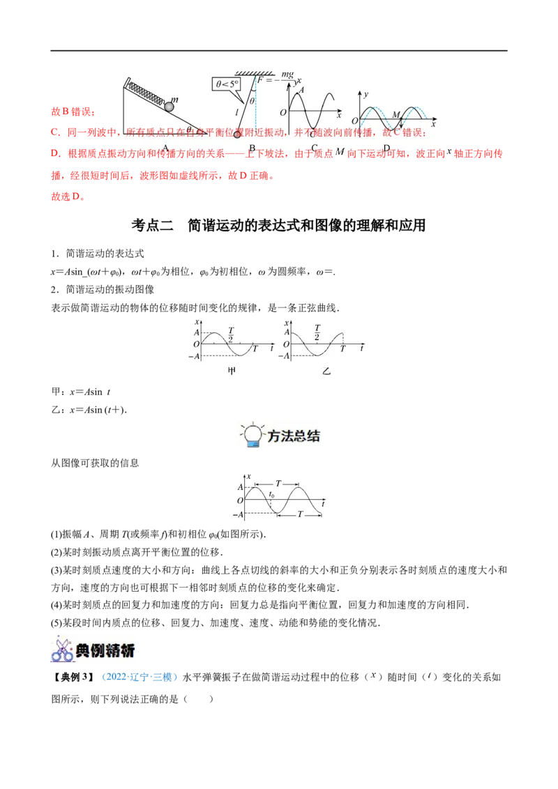 专题29机械振动&mdash;&mdash;全攻略备战2023年高考物理一轮重难点复习（解析版）_4.2025物理总复习_2023年新高复习资料_一轮复习_全攻略备战2023年高考物理一轮重难点复习