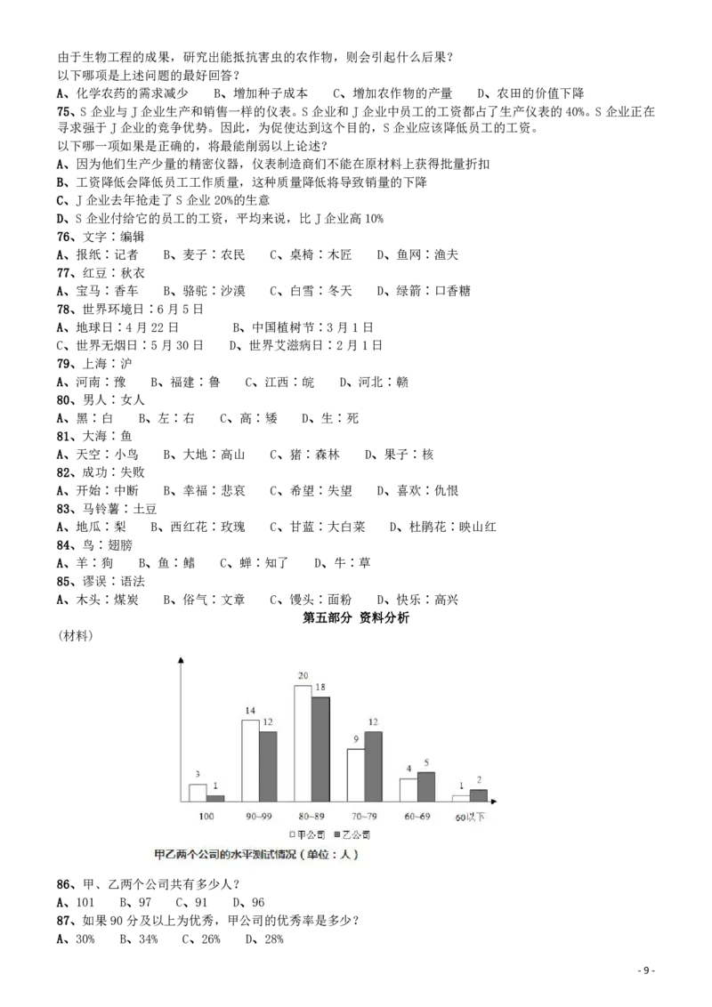 2008年贵州公务员考试《行测》卷_34省+国考真题_34省考+国考pdf版推荐用这个版本_34省行测+申论真题pdf推荐用这个版本_贵州公务员考试真题pdf版_题目