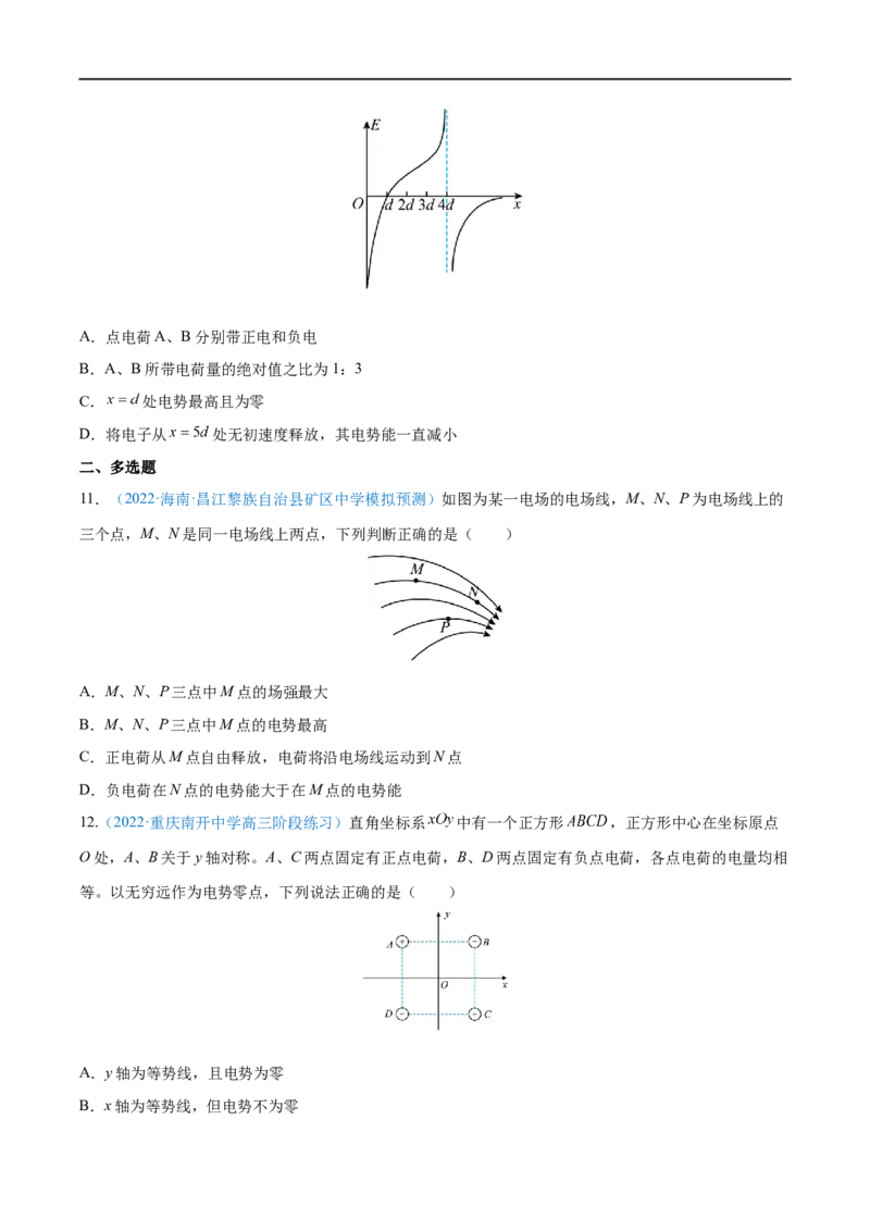 专题18静电场中力的性质&mdash;&mdash;全攻略备战2023年高考物理一轮重难点复习（原卷版）_4.2025物理总复习_2023年新高复习资料_一轮复习_全攻略备战2023年高考物理一轮重难点复习