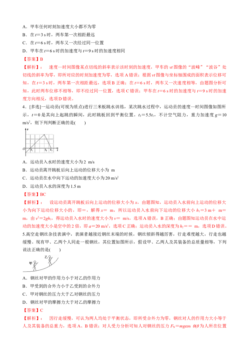 专题5.1&ldquo;力与运动&rdquo;（解析版）_4.2025物理总复习_2023年新高复习资料_二轮复习_2023届高考物理二、三轮复习总攻略290387341_专题5.1&ldquo;力与运动&rdquo;-2023届高考物理二、三轮复习总攻略