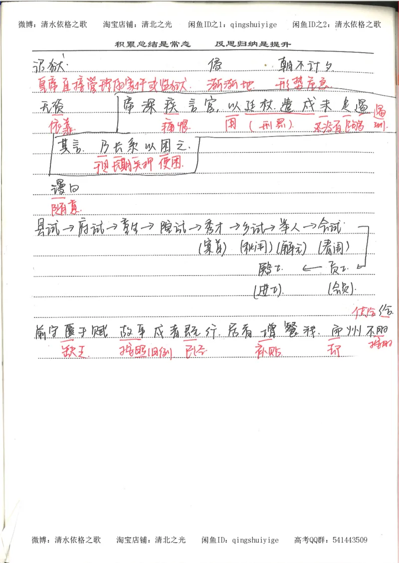 6.衡水中学高考积累与改错_高三语文（第2本）_210页_高中衡水学霸笔记_高中全部赠品_错题集高中九科_语文积累与改错