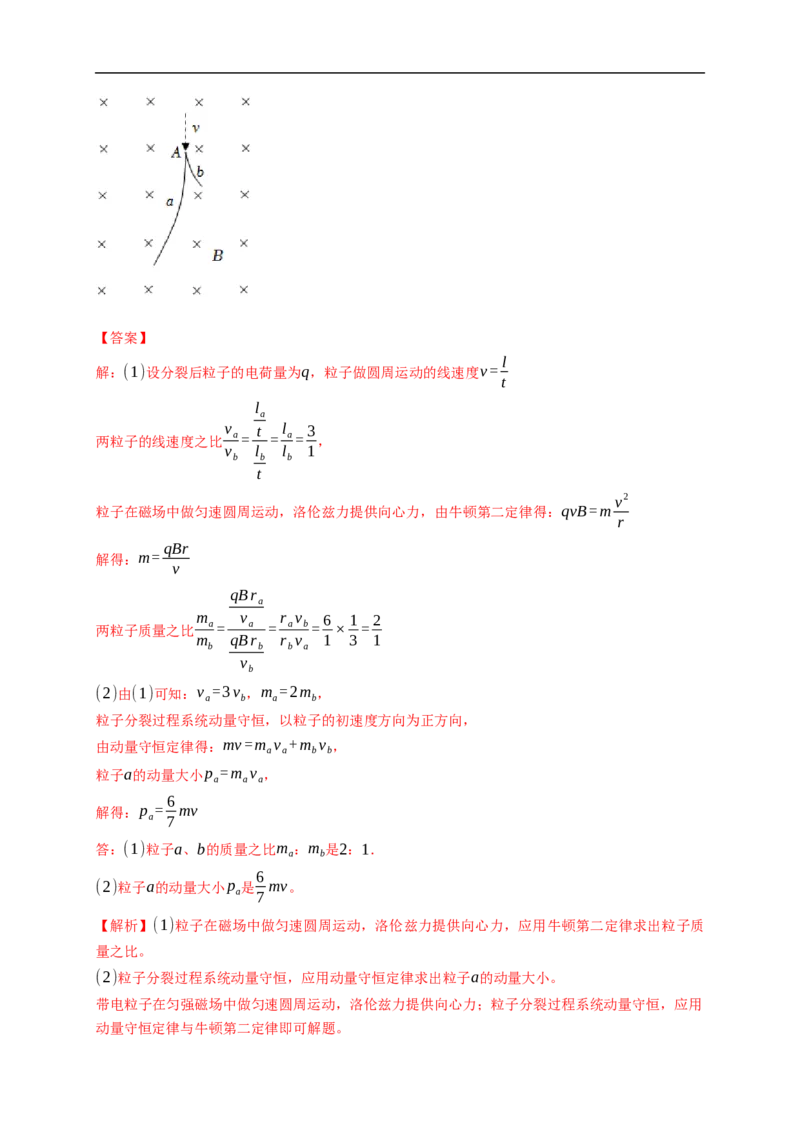 第02练　磁场对运动电荷(带电体)的作用（解析版）_4.2025物理总复习_2023年新高复习资料_一轮复习_2023年高考物理一轮复习小题多维练（新高考专用）_第十章　磁场_10第02练
