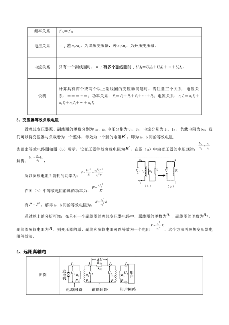 押全国卷17题：交变电流与电路（原卷版）_4.2025物理总复习_2024年新高考资料_5.2024三轮冲刺_备战2024年高考物理临考题号押题（新高考通用）324057615