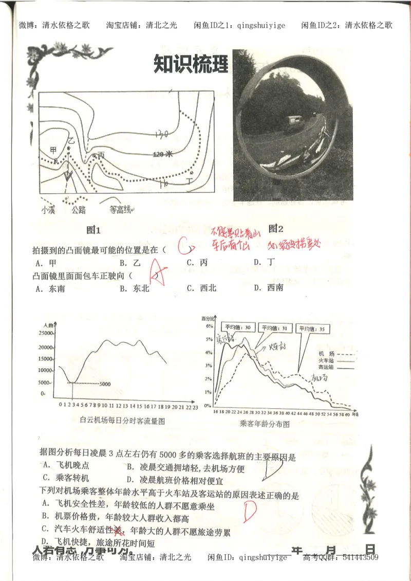 3.衡水中学高考积累与改错_地理（第3本）_164页_高中衡水学霸笔记_高中全部赠品_错题集高中九科_地理积累与改错
