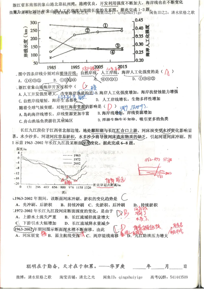 3.衡水中学高考积累与改错_地理（第3本）_164页_高中衡水学霸笔记_高中全部赠品_错题集高中九科_地理积累与改错