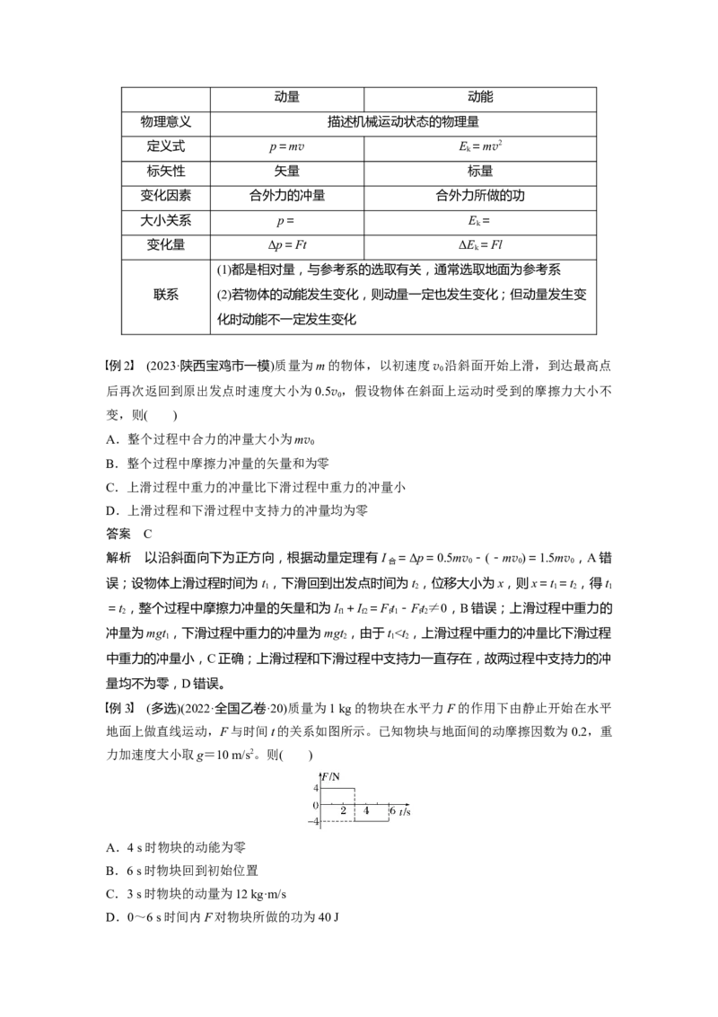 第七章　第1课时　动量定理及应用_4.2025物理总复习_2025年新高考资料_一轮复习_2025物理大一轮复习讲义+课件ppt（完结）_2025物理大一轮复习讲义教师用书Word版文档整书