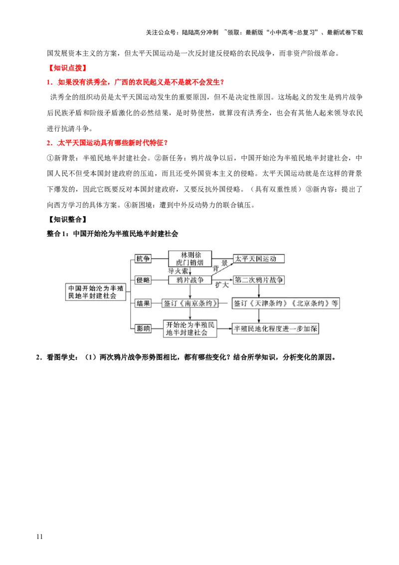 主题06++侵略与反抗+（历史时空+热词背诵+考点梳理+素养导向+命题预测）-2025年中考历史一轮知识点梳理_02中考总复习（2026版更新中）_06-历史-中考总复习_2025年中考复习资料