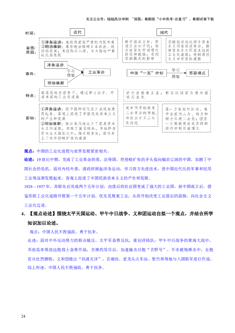 主题06++侵略与反抗+（历史时空+热词背诵+考点梳理+素养导向+命题预测）-2025年中考历史一轮知识点梳理_02中考总复习（2026版更新中）_06-历史-中考总复习_2025年中考复习资料