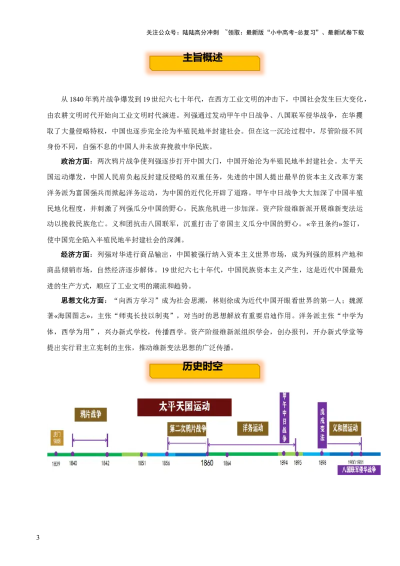 主题06++侵略与反抗+（历史时空+热词背诵+考点梳理+素养导向+命题预测）-2025年中考历史一轮知识点梳理_02中考总复习（2026版更新中）_06-历史-中考总复习_2025年中考复习资料