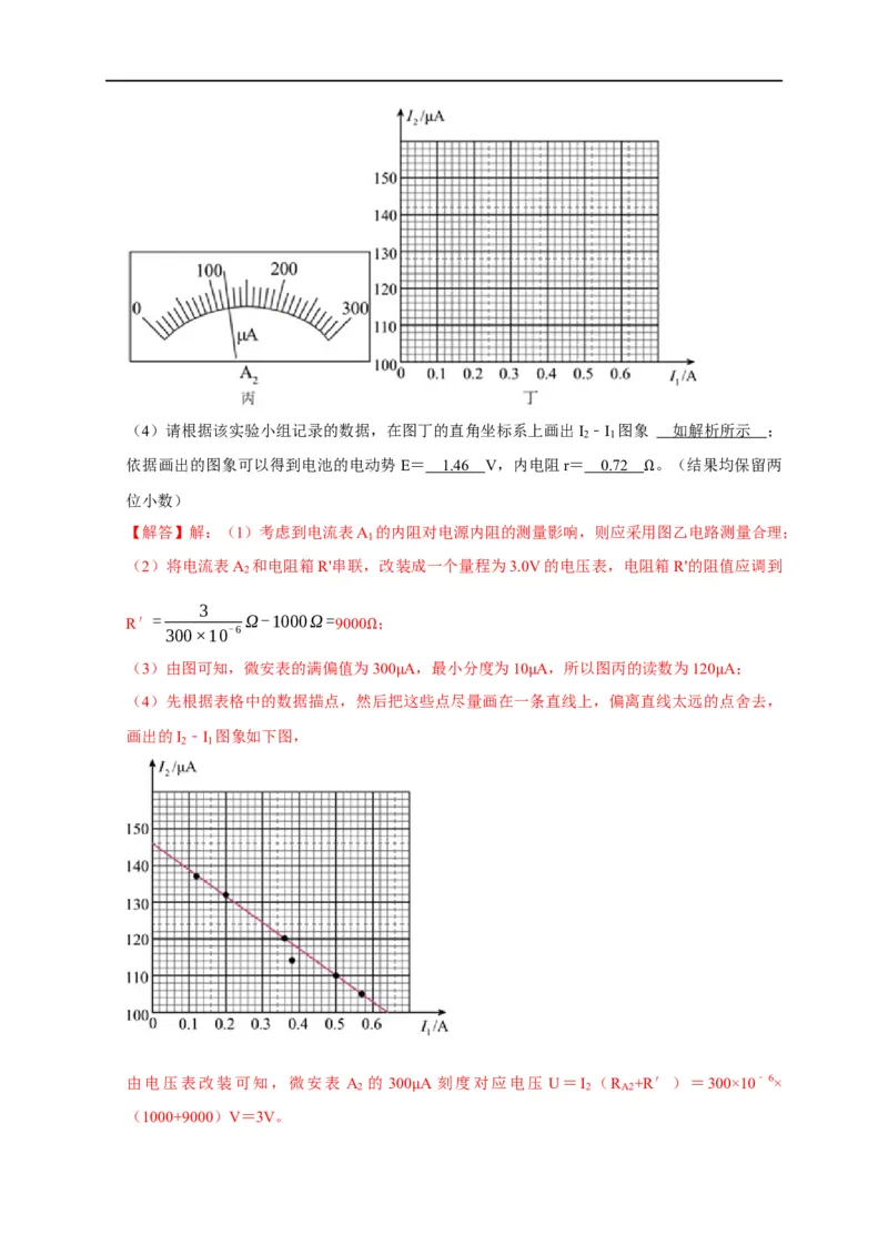 专题36电学实验（解析版）_4.2025物理总复习_赠品通用版（老高考）复习资料_专项复习_2023年高考冲刺物理热点知识讲练与题型归纳（全国通用）