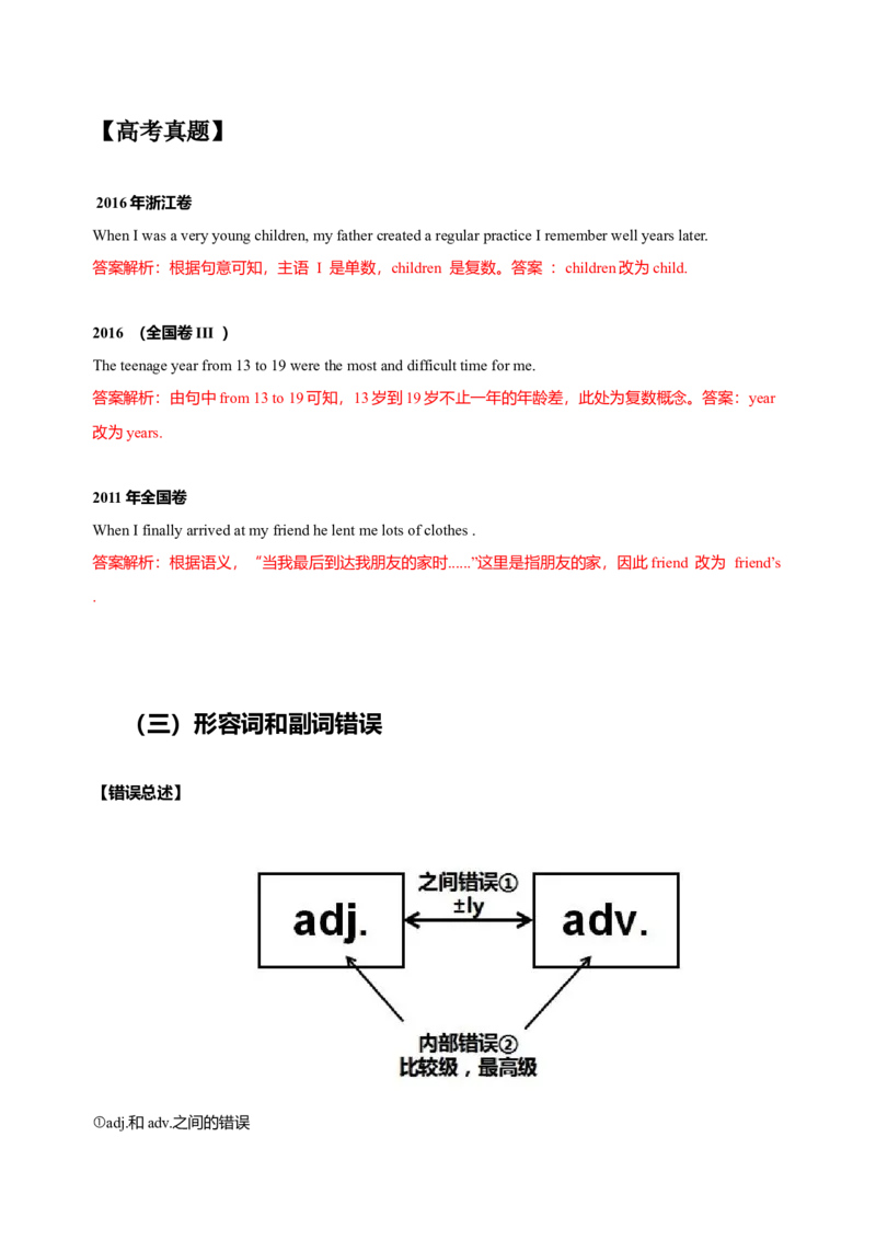 062023年高考英语短文改错解题技巧（解析版）_3.2025英语总复习_2023年新高考资料_备战2023年高考英语抢分秘籍（新高考专用）_062023年高考英语短文改错解题技巧（甲卷乙卷专用）_38273941