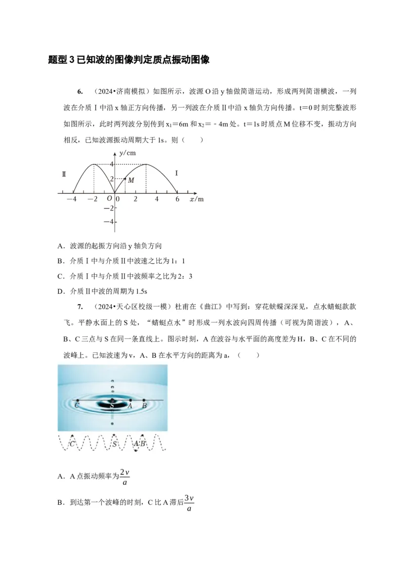 第28讲　机械波（原卷版）_4.2025物理总复习_2025年新高考资料_一轮复习_2025届高考物理一轮复习考点精讲精练（全国通用）（完结）