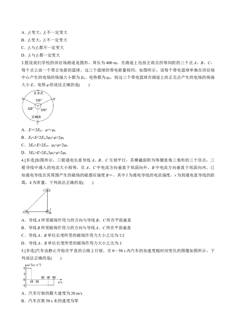 专题8.1高频易错、易混点快攻（原卷版）_4.2025物理总复习_2023年新高复习资料_二轮复习_2023届高考物理二、三轮复习总攻略290387341
