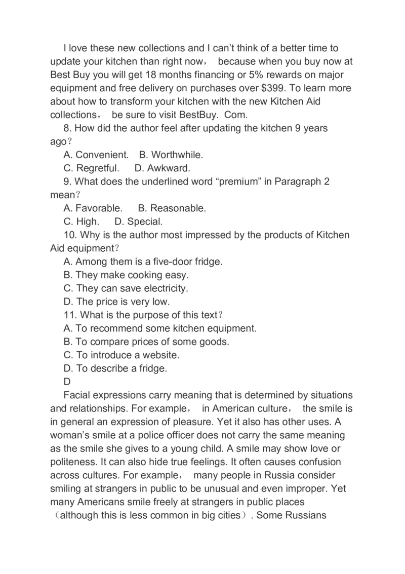 2023届高考英语二轮复习阅读理解阅读七选五完形填空语法填空书面表达（含答案）_3.2025英语总复习_赠品通用版（老高考）复习资料_二轮复习