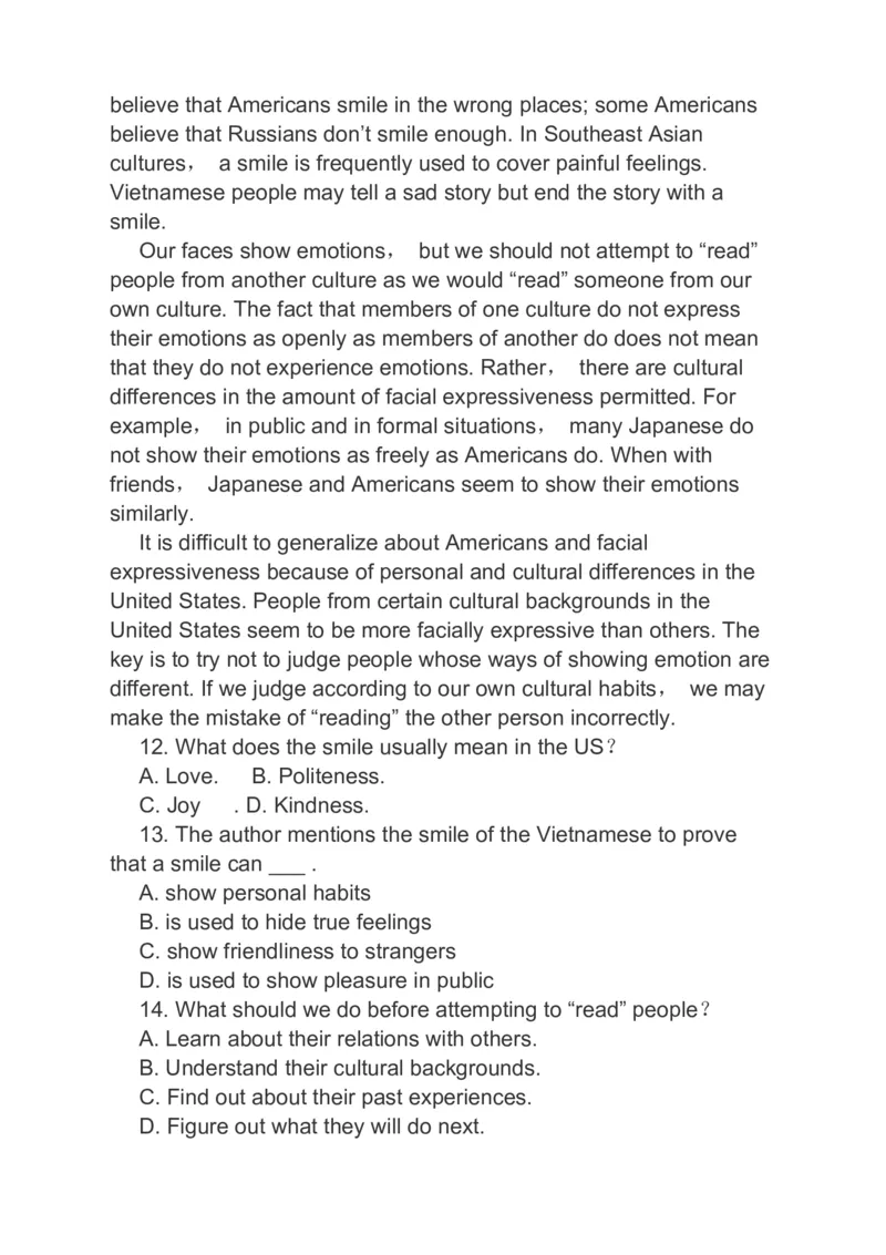 2023届高考英语二轮复习阅读理解阅读七选五完形填空语法填空书面表达（含答案）_3.2025英语总复习_赠品通用版（老高考）复习资料_二轮复习