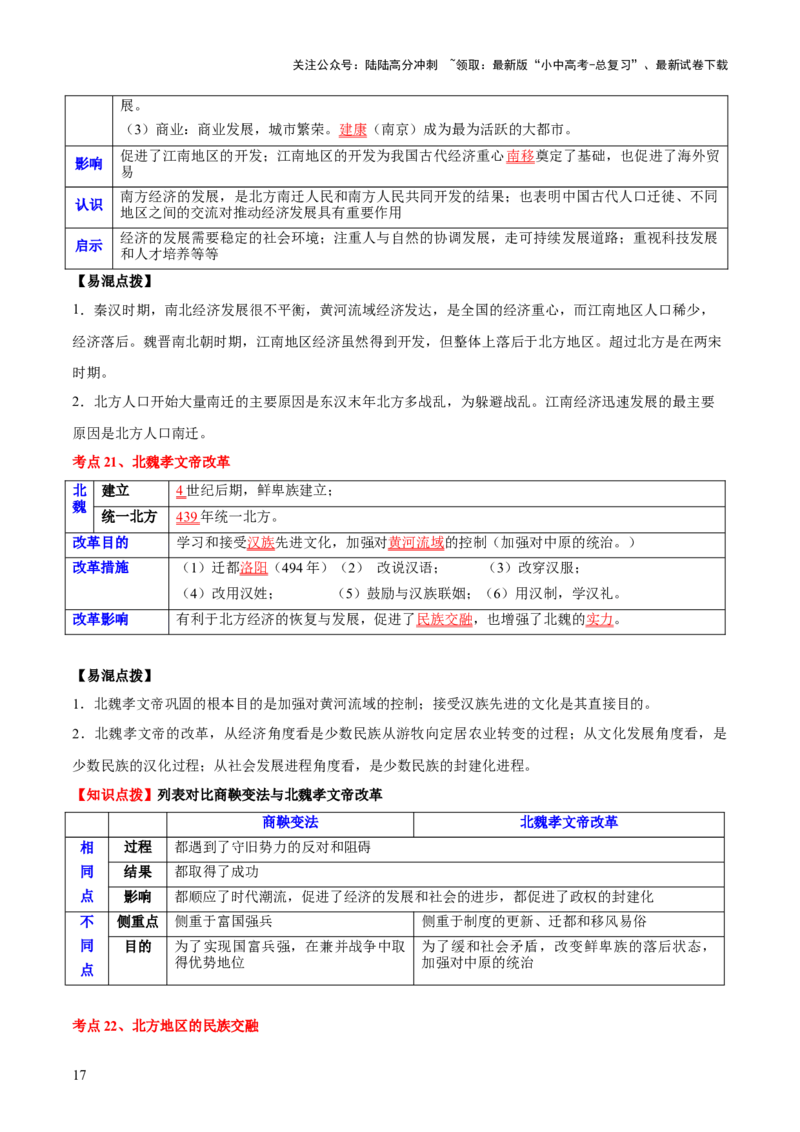 主题02++秦汉三国两晋南北朝时期+（历史时空+热词背诵+考点梳理+素养导向+命题预测）-2025年中考历史一轮知识点梳理_02中考总复习（2026版更新中）_06-历史-中考总复习_2025年中考复习资料