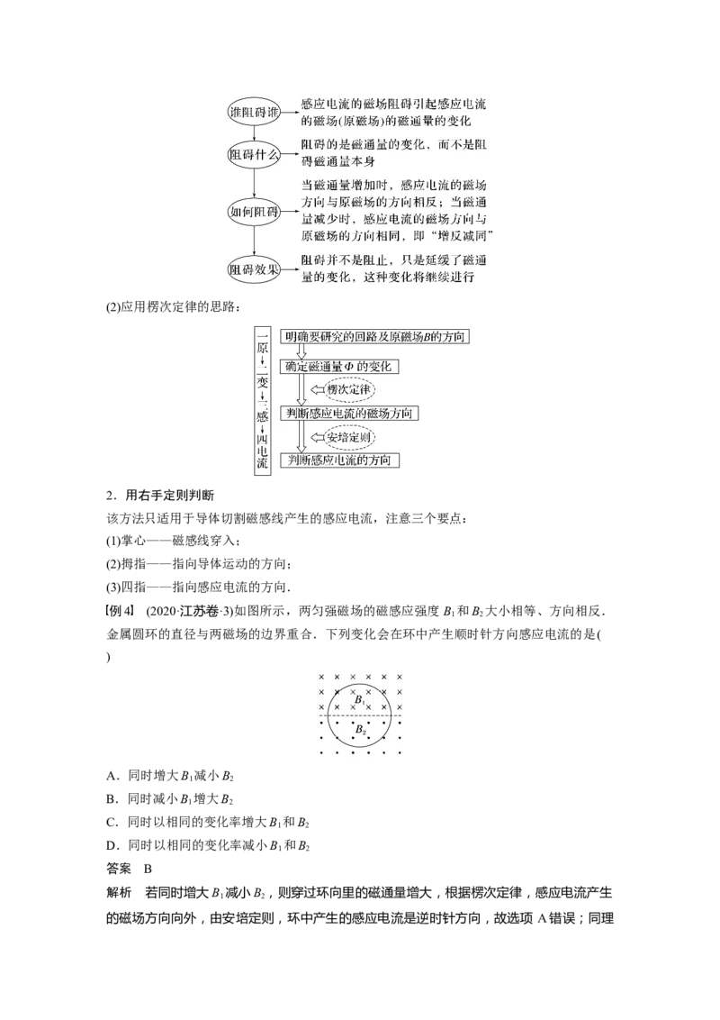 第11章第1讲　电磁感应现象　楞次定律　实验：探究影响感应电流方向的因素2023年高考物理一轮复习(新高考新教材)_4.2025物理总复习_2023年新高复习资料_一轮复习