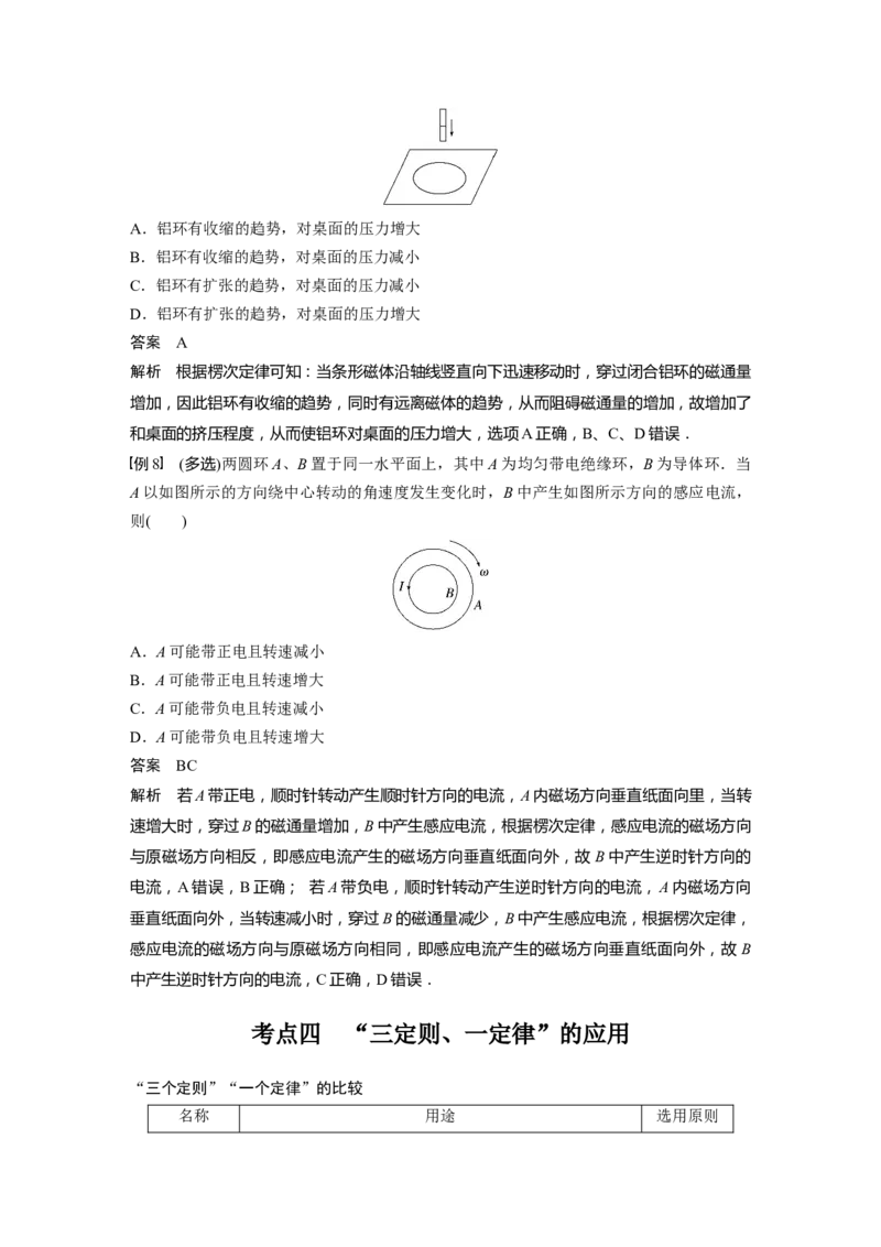 第11章第1讲　电磁感应现象　楞次定律　实验：探究影响感应电流方向的因素2023年高考物理一轮复习(新高考新教材)_4.2025物理总复习_2023年新高复习资料_一轮复习