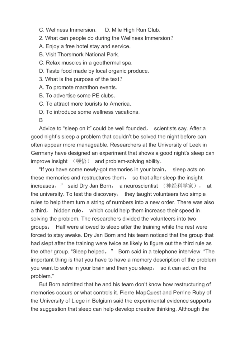 2023届高考英语一轮复习阅读理解完形填空语法填空分类综合训练（含答案）(1)_3.2025英语总复习_赠品通用版（老高考）复习资料_二轮复习