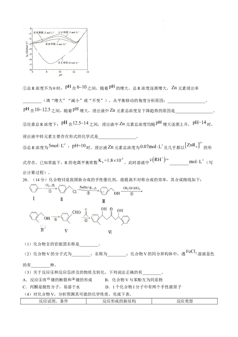 广东省上进联考2024-2025学年高三上学期10月月考化学试题_A1502026各地模拟卷（超值！）_10月_241007广东省上进教育（稳派联考）2024-2025学年高三上学期10月月考