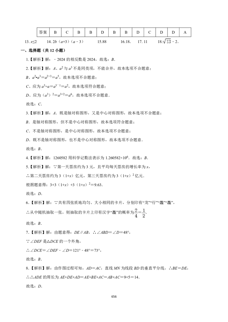 数学（666页）_02中考总复习（2026版更新中）_02-数学-中考总复习_2024年中考复习资料_三轮冲刺资料_2024年中考考前冲刺必备-数学