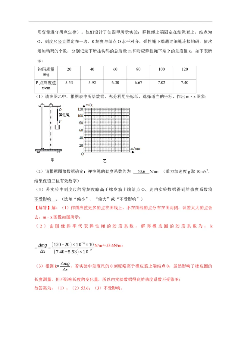 专题35力学及其他实验（解析版）_4.2025物理总复习_赠品通用版（老高考）复习资料_专项复习_2023年高考冲刺物理热点知识讲练与题型归纳（全国通用）